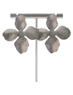 Kolczyki KWIATY XL MAXI KWIATKI SREBRNE STAL CHIRURGICZNA...