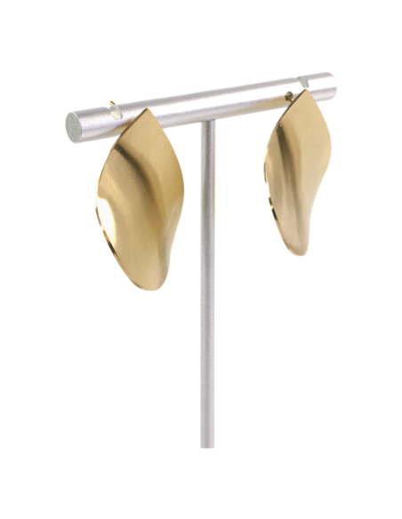 Kolczyki ZŁOTE KROPLE ŁEZKI STAL CHIRURGICZNA   LOLITA AKCESORIA