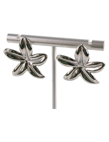 Kolczyki KWIATY KWIATKI SREBRNE STAL CHIRURGICZNA  LOLITA AKCESORIA