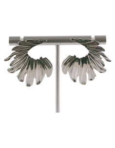 Kolczyki ASYMETRYCZNE SREBRNE ZAWIJASY STAL CHIRURGICZNA... 2