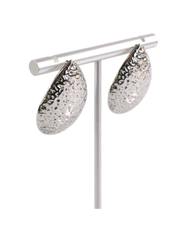 Kolczyki SREBRNE KROPLE ŁEZKI STAL CHIRURGICZNA...