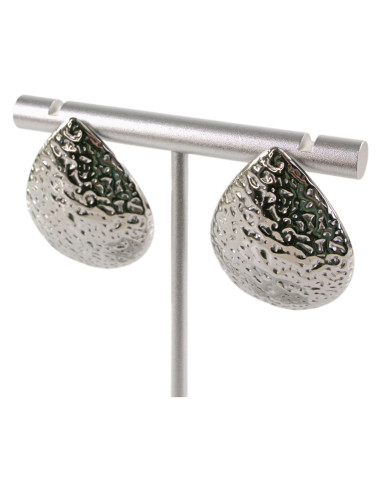 Kolczyki SREBRNE KROPLE ŁEZKI STAL CHIRURGICZNA...