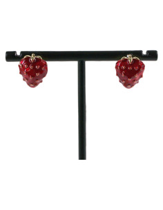 Kolczyki TRUSKAWKI TRUSKAWKA LOLITA AKCESORIA srebrny...