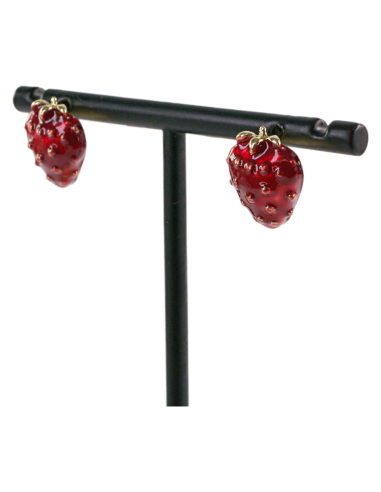 Kolczyki TRUSKAWKI TRUSKAWKA LOLITA AKCESORIA...