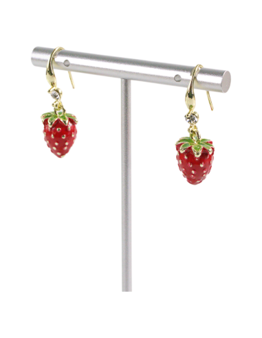 Kolczyki TRUSKAWKI TRUSKAWKA LOLITA AKCESORIA...