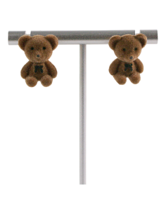 Kolczyki MIŚ MISIE "TEDDY BEAR" LOLITA AKCESORIA srebrny... 2