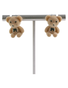 Kolczyki MIŚ MISIE "TEDDY BEAR" LOLITA AKCESORIA srebrny...