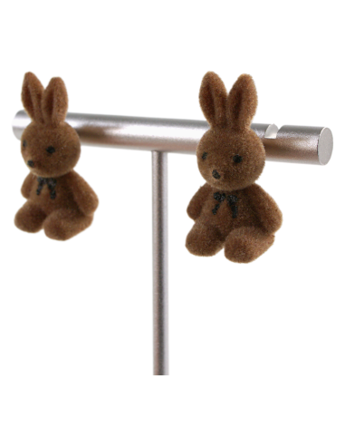 Kolczyki KRÓLIK BRĄZOWY KRÓLICZEK LOLITA...