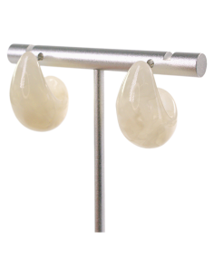 Kolczyki  AKRYLOWE ŁEZKI KROPLE LOLITA AKCESORIA srebrny... 2