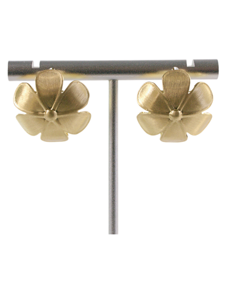 Kolczyki ZŁOTE KWIATKI KWIAT  LOLITA AKCESORIA srebrny sztyft 925