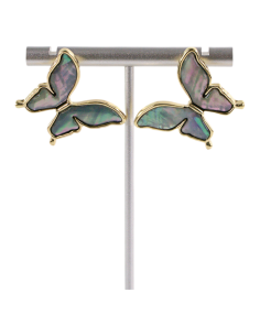 Kolczyki MOTYLKI MOTYLE LOLITA AKCESORIA srebrny sztyft 925