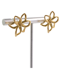 Kolczyki ZŁOTE KWIATKI KWIAT  LOLITA AKCESORIA srebrny... 2