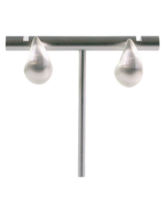 Kolczyki SREBRNE MATOWE ŁEZKI KROPLE LOLITA AKCESORIA...