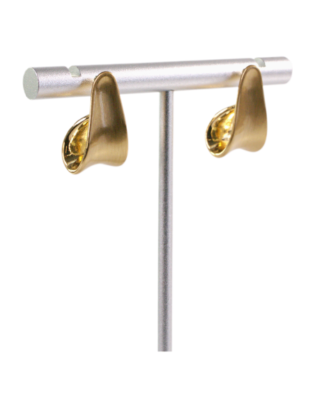 Kolczyki ZŁOTY ZAWIJAS  KROPLE LOLITA AKCESORIA srebrny sztyft 925