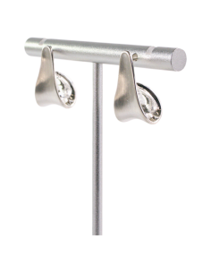 Kolczyki SREBRNE MATOWE ŁEZKI KROPLE LOLITA AKCESORIA... 2