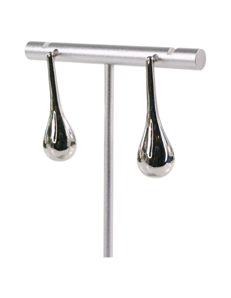 Kolczyki SREBRNE DŁUGIE ŁEZKI KROPLE LOLITA AKCESORIA srebrny sztyft 925