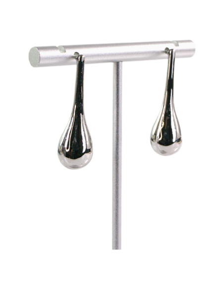 Kolczyki SREBRNE DŁUGIE ŁEZKI KROPLE LOLITA AKCESORIA srebrny sztyft 925