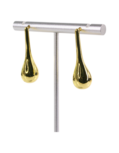 Kolczyki ZŁOTE DŁUGIE  ŁEZKI KROPLE LOLITA...