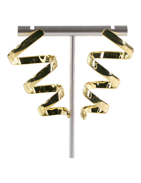 Kolczyki ZŁOTE DŁUGIE ŚWIDERKI LOLITA AKCESORIA srebrny sztyft 925