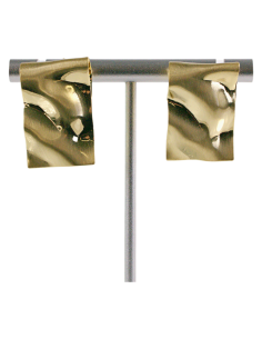 Kolczyki ZŁOTE BLASZKI LOLITA AKCESORIA srebrny sztyft 925