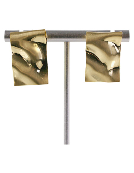 Kolczyki ZŁOTE BLASZKI LOLITA AKCESORIA srebrny sztyft 925