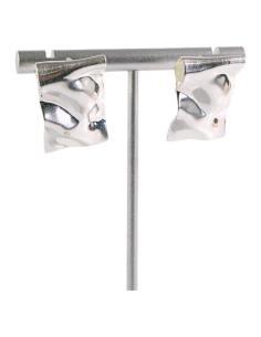 Kolczyki SREBRNE BLASZKI LOLITA AKCESORIA srebrny sztyft 925