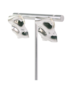 Kolczyki SREBRNE BLASZKI LOLITA AKCESORIA srebrny sztyft 925 2