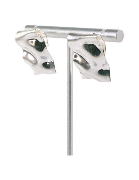 Kolczyki SREBRNE BLASZKI LOLITA AKCESORIA srebrny sztyft 925