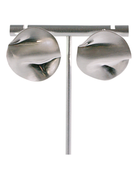 Kolczyki SREBRNE  BLASZKI KOŁA LOLITA AKCESORIA srebrny sztyft 925