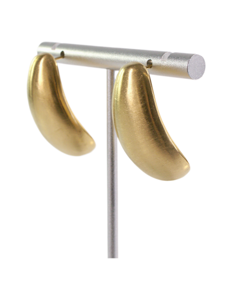 Kolczyki ZŁOTE DUŻE ŁEZKI KROPLE  STAL CHIRURGICZNA  LOLITA AKCESORIA