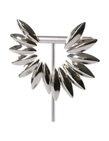 Kolczyki SREBRNE  KOLCE SKRZYDŁA  STAL...