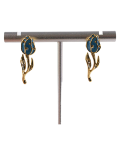 Kolczyki RÓŻA  RÓŻYCZKA STAL CHIRURGICZNA  LOLITA AKCESORIA