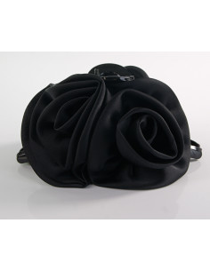 Klamra do Włosów WIECZOROWA CZARNA DWA KWIATY KWIAT... 2