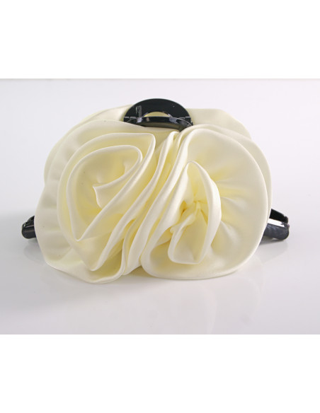 Klamra do Włosów WIECZOROWA DWA KWIATY KWIAT  Lolita Akcesoria