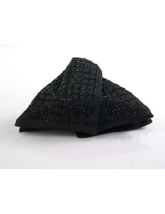 Klamra do Włosów WIECZOROWA CZARNA ŚWIECĄCA   Lolita...