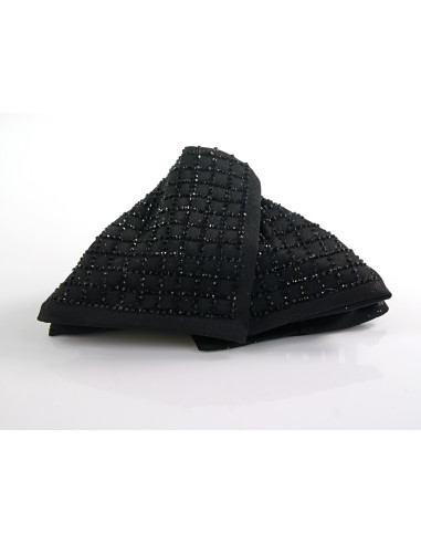 Klamra do Włosów WIECZOROWA CZARNA ŚWIECĄCA...