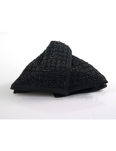 Klamra do Włosów WIECZOROWA CZARNA ŚWIECĄCA   Lolita Akcesoria