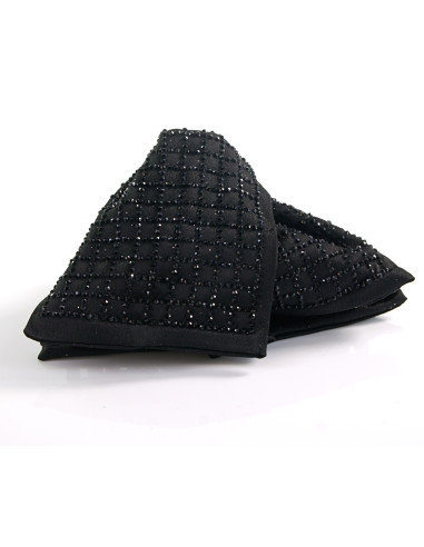 Klamra do Włosów WIECZOROWA CZARNA ŚWIECĄCA...