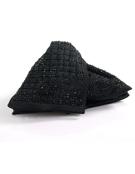 Klamra do Włosów WIECZOROWA CZARNA ŚWIECĄCA   Lolita Akcesoria