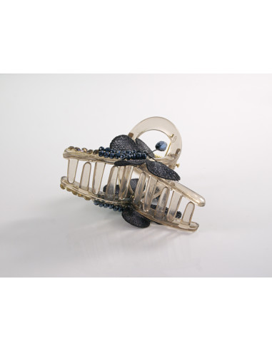 Klamra do Włosów WIECZOROWA Z MOTYLEM ŚWIECĄCA...