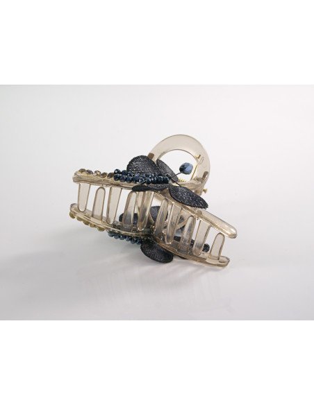 Klamra do Włosów WIECZOROWA Z MOTYLEM ŚWIECĄCA   Lolita Akcesoria