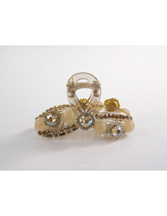 Klamra do Włosów WIECZOROWA ŚWIECĄCA KOKARDKA  Lolita...