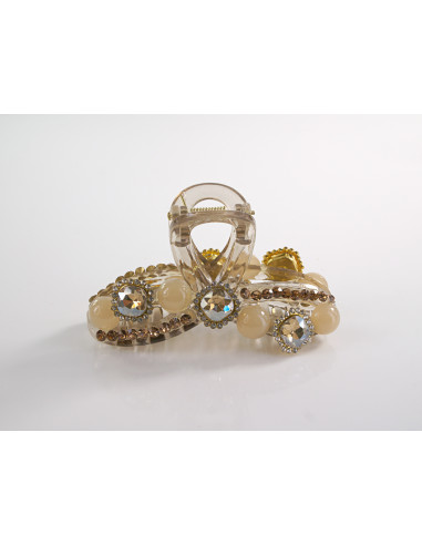 Klamra do Włosów WIECZOROWA ŚWIECĄCA KOKARDKA...