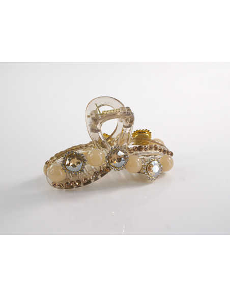 Klamra do Włosów WIECZOROWA ŚWIECĄCA KOKARDKA  Lolita Akcesoria