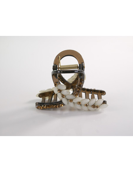 Klamra do Włosów WIECZOROWA Z KŁOSEM CYRKONIE   Lolita Akcesoria