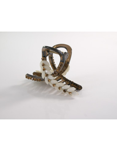 Klamra do Włosów WIECZOROWA Z KŁOSEM CYRKONIE...