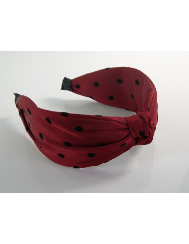 OPASKA do Włosów BORDOWA  KROPKI WĘZEŁ / SUPEŁ...