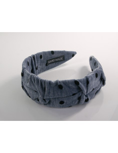 OPASKA do Włosów NIEBIESKA KROPKI KROPECZKI Lolita Akcesoria