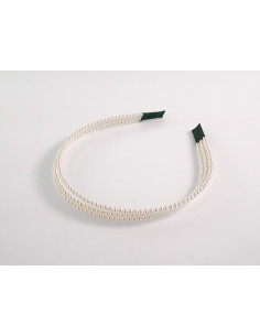 OPASKA do Włosów Z PEREŁKAMI POTRÓJNA PERŁY  Lolita... 2