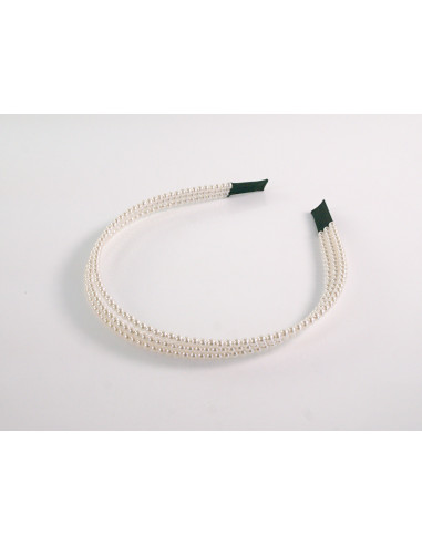 OPASKA do Włosów Z PEREŁKAMI POTRÓJNA PERŁY...